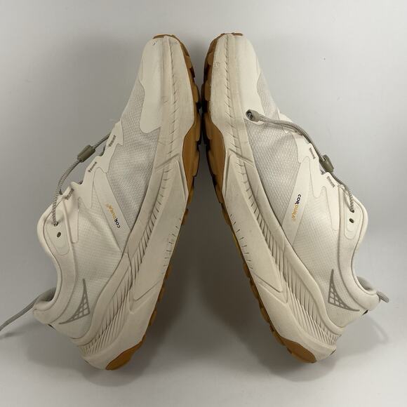 Hoka One One Transport Running Shoes Womens Size 11 B White Beige Vibram Sole - Picture 7 of 9